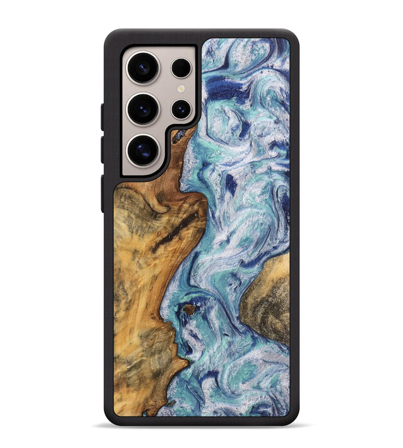 Galaxy S25 Ultra Wood Phone Case - Milford (Blue, 743991)