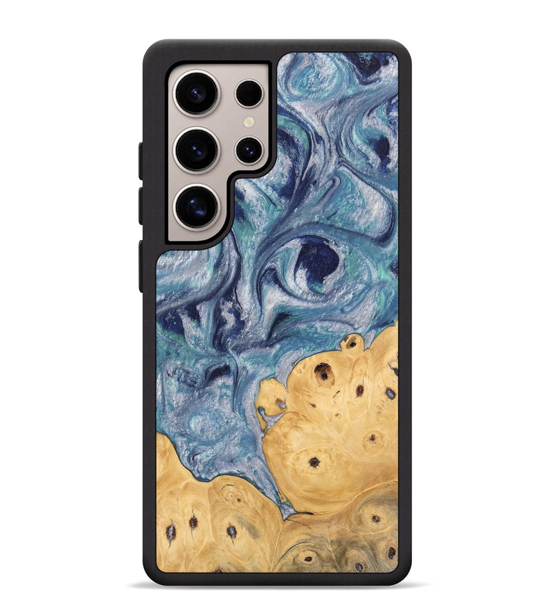 Galaxy S25 Ultra Wood Phone Case - James (Blue, 744007)