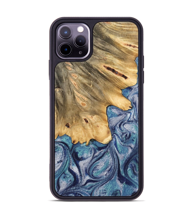 iPhone 11 Pro Max Wood Phone Case - Tillman (Blue, 744010)