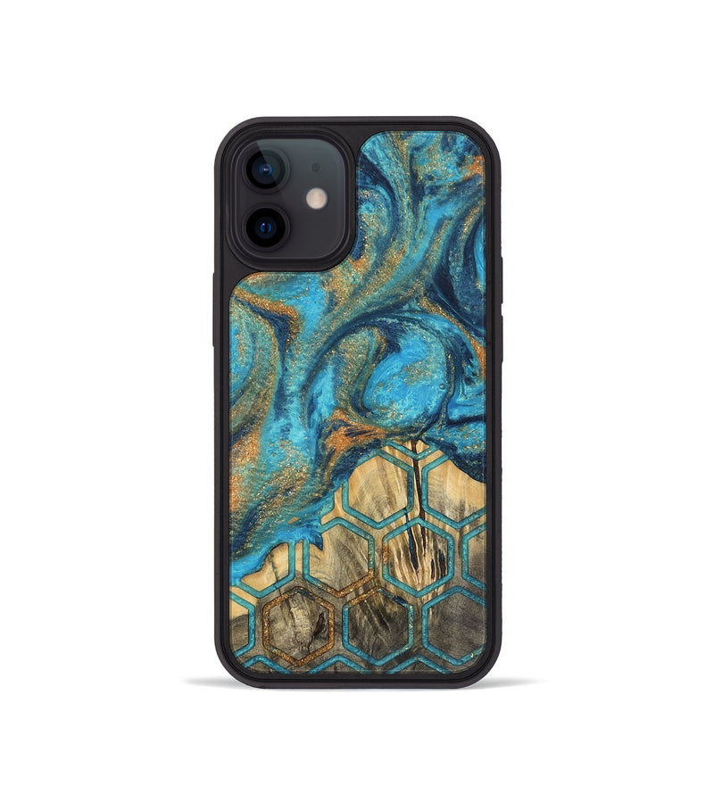 iPhone 12 mini Wood Phone Case - Fidel (Pattern, 744015)