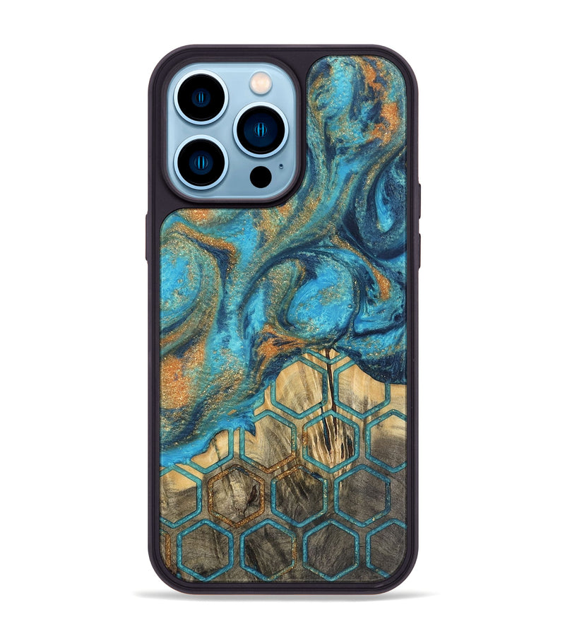 iPhone 14 Pro Max Wood Phone Case - Fidel (Pattern, 744015)