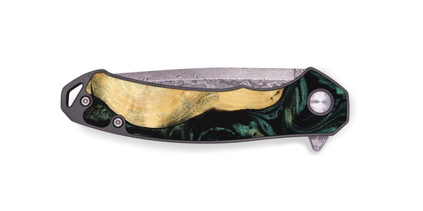 EDC Wood Pocket Knife - Ragu (Green, 744056)