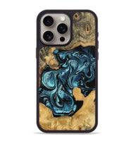 iPhone 15 Pro Max Wood Phone Case - Kimmi (Blue, 744062)