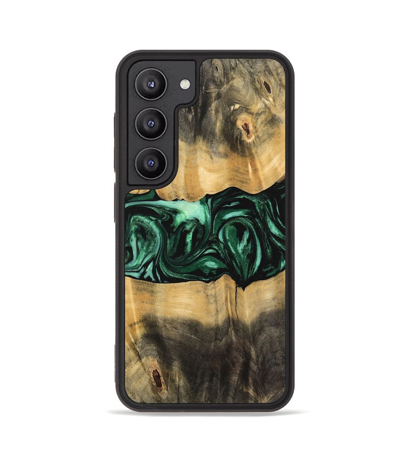 Galaxy S23 Wood Phone Case - Jermey (Green, 744067)