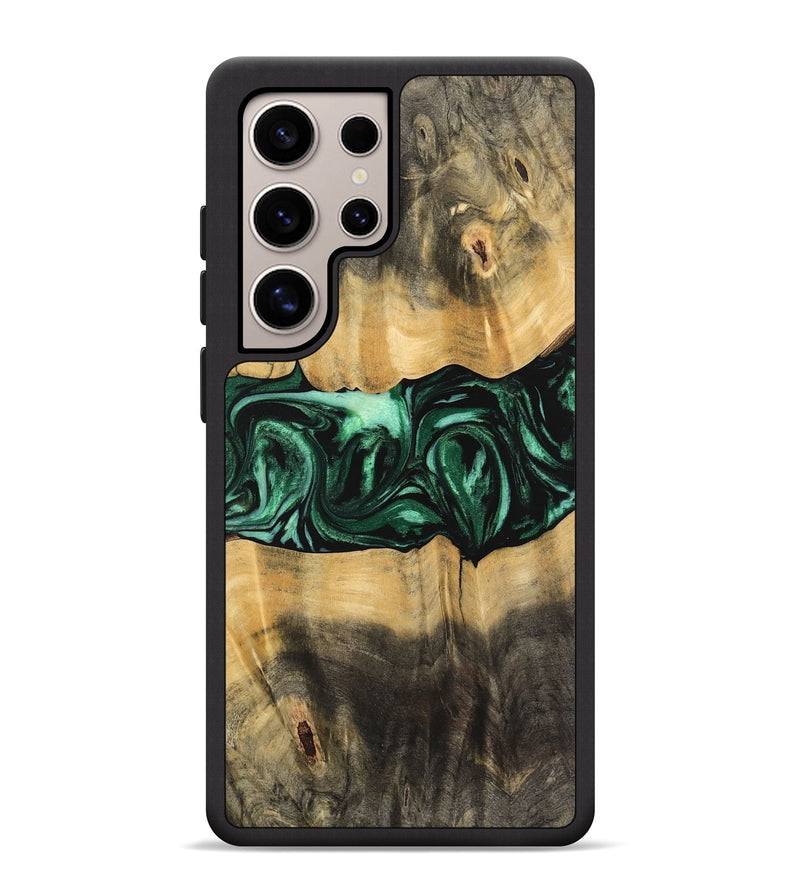 Galaxy S25 Ultra Wood Phone Case - Jermey (Green, 744067)