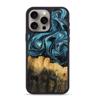 iPhone 15 Pro Max Wood Phone Case - Roxi (Blue, 744073)