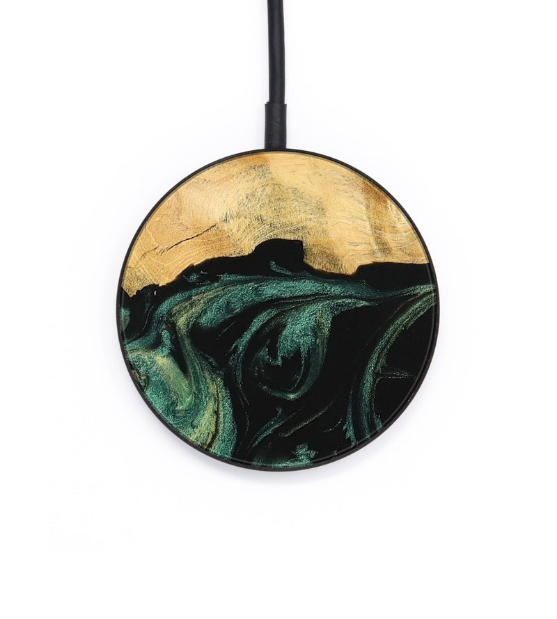 Circle Wood Wireless Charger - Jagger (Green, 744077)