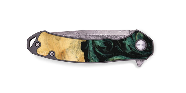 EDC Wood Pocket Knife - Jagger (Green, 744077)