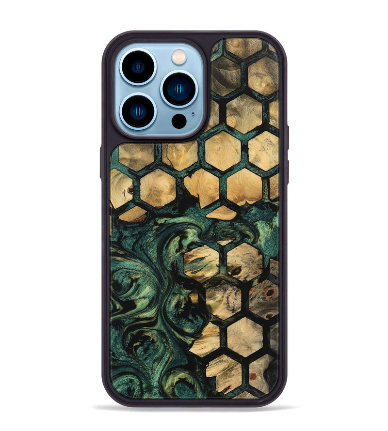 iPhone 14 Pro Max Wood Phone Case - Kiyoon (Pattern, 744078)