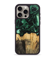 iPhone 15 Pro Max Wood Phone Case - Ende (Green, 744080)