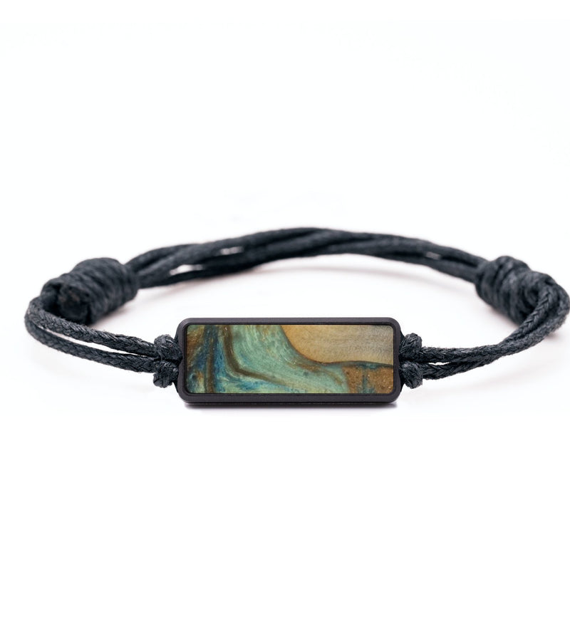 Classic Wood Bracelet - Nico (Teal & Gold, 744278)