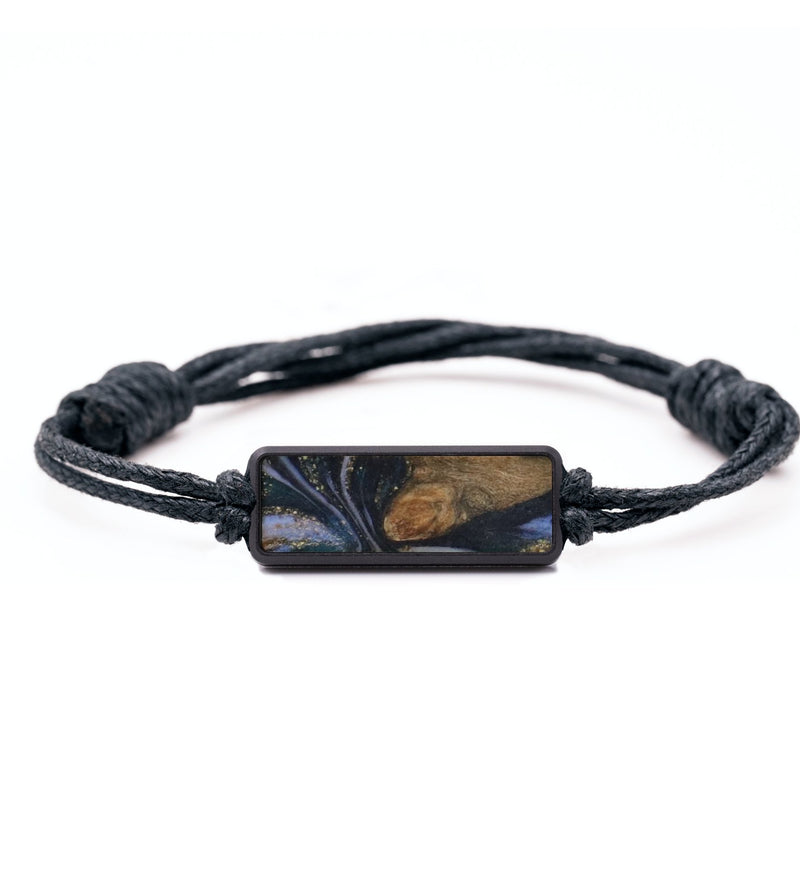 Classic Wood Bracelet - Ainsley (Teal & Gold, 744286)