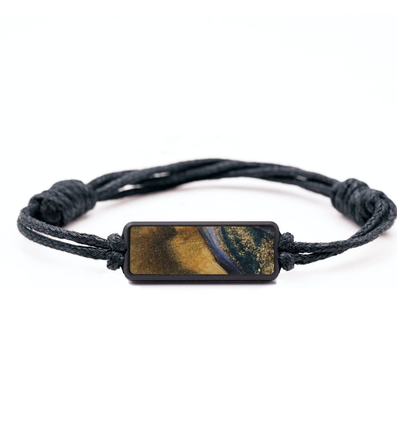 Classic Wood Bracelet - Gwen (Teal & Gold, 744287)