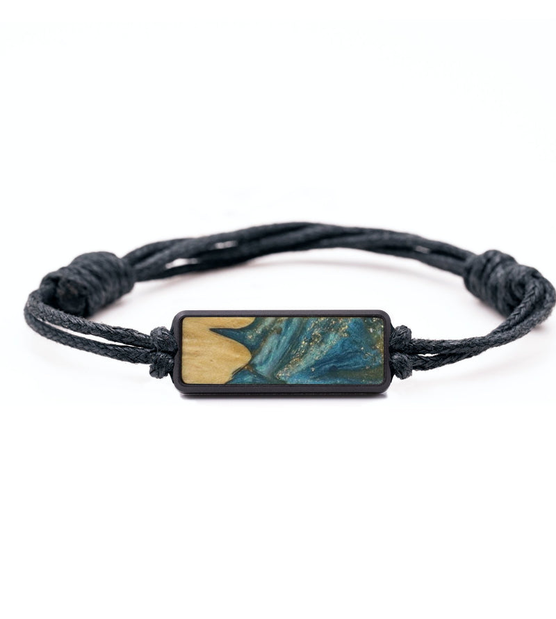 Classic Wood Bracelet - Emmett (Teal & Gold, 744292)