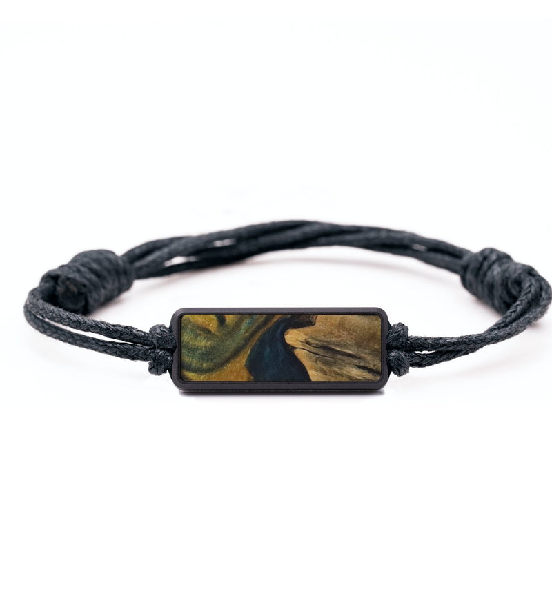 Classic Wood Bracelet - Emilio (Teal & Gold, 744293)