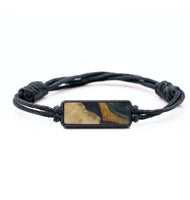 Classic Wood Bracelet - Gunner (Teal & Gold, 744298)