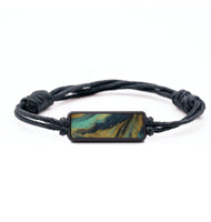 Classic Wood Bracelet - Mable (Teal & Gold, 744299)