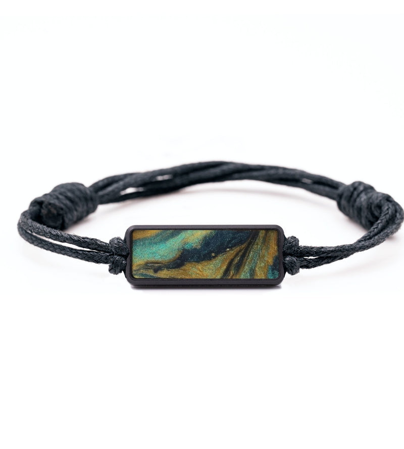 Classic Wood Bracelet - Mable (Teal & Gold, 744299)