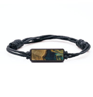 Classic Wood Bracelet - Dan (Teal & Gold, 744300)