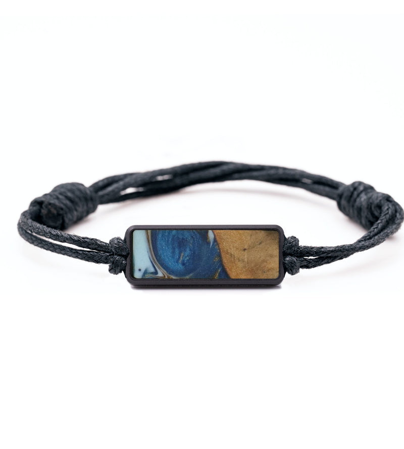 Classic Wood Bracelet - Melba (Teal & Gold, 744301)