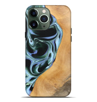 iPhone 13 Pro Max Wood Live Edge Phone Case - Charly (Blue, 744373)