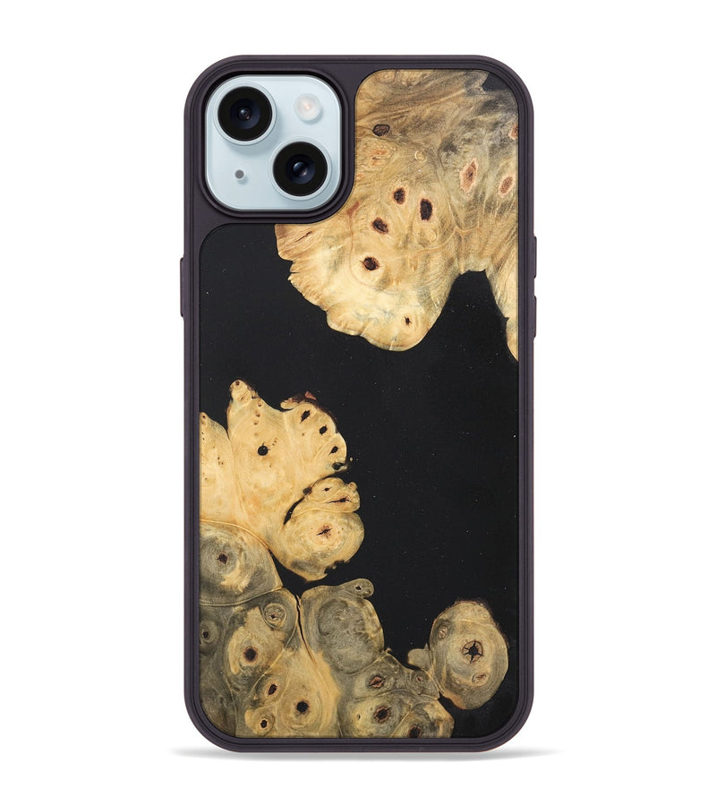 iPhone 15 Plus Wood Phone Case - Elise (Wood Burl, 744410)