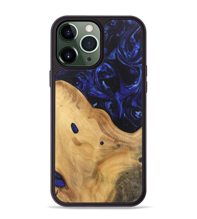 iPhone 13 Pro Max Wood Phone Case - Selva (Blue, 744413)