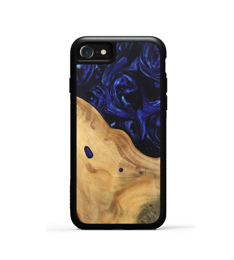 iPhone SE Wood Phone Case - Selva (Blue, 744413)