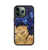 iPhone 13 Pro Wood Phone Case - Moria (Blue, 744414)