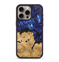 iPhone 15 Pro Max Wood Phone Case - Moria (Blue, 744414)