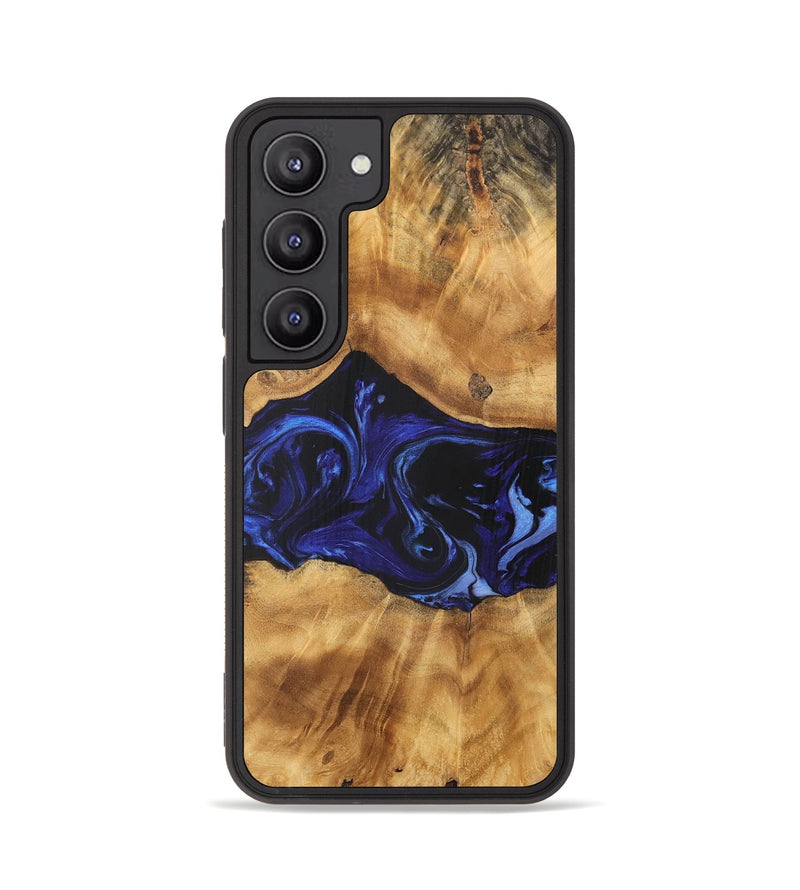 Galaxy S23 Wood Phone Case - Taiwana (Blue, 744417)