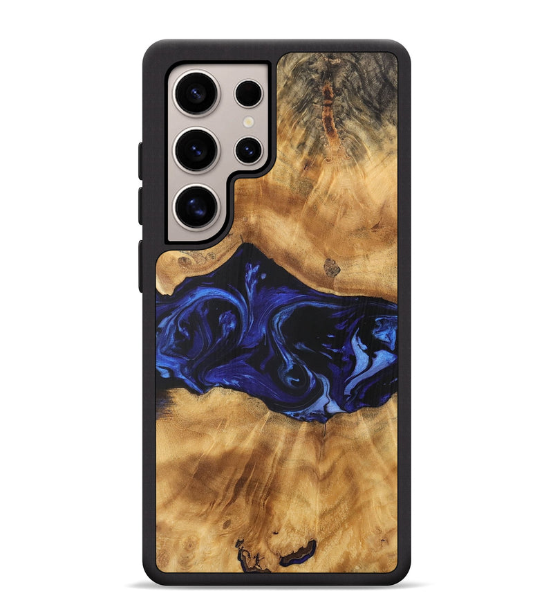 Galaxy S25 Ultra Wood Phone Case - Taiwana (Blue, 744417)