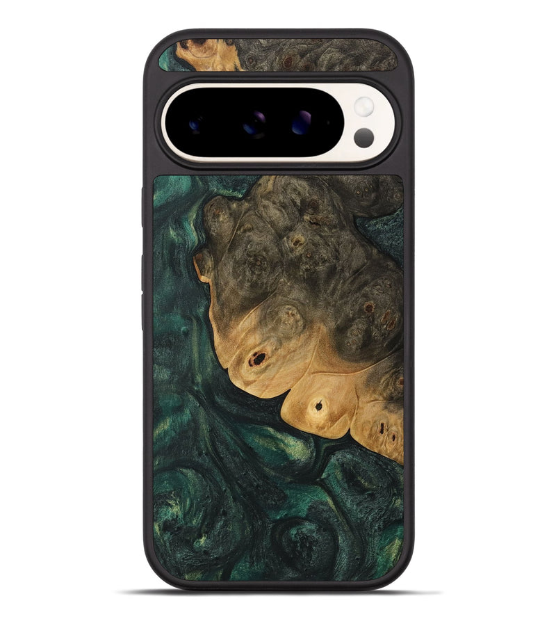 Pixel 9 Pro XL Wood Phone Case - Ancel (Green, 744464)