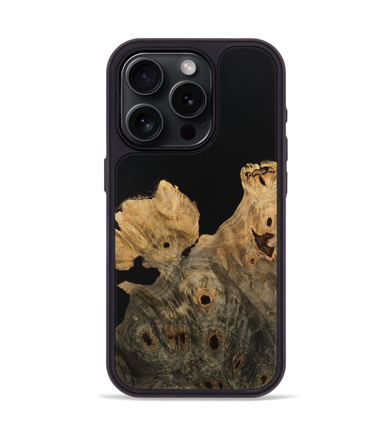 iPhone 15 Pro Wood Phone Case - Kitson (Wood Burl, 744471)