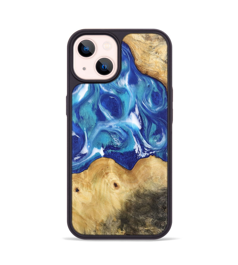 iPhone 14 Wood Phone Case - Fuller (Blue, 744479)