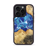 iPhone 16 Pro Wood Phone Case - Fuller (Blue, 744479)