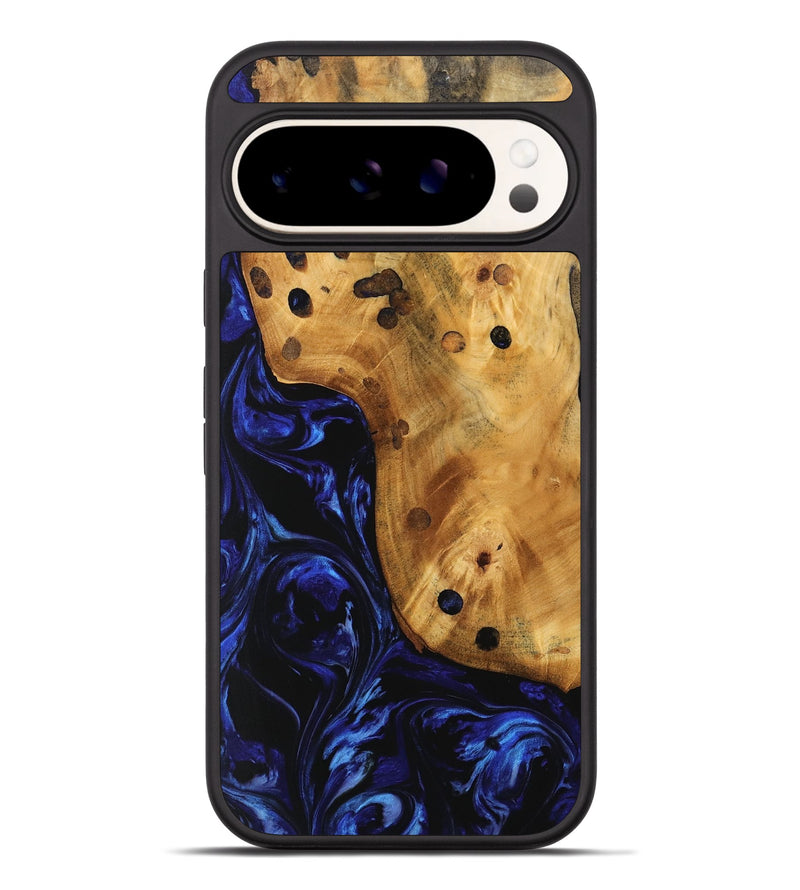 Pixel 9 Pro XL Wood Phone Case - Jeane (Blue, 744494)