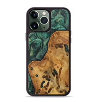 iPhone 13 Pro Max Wood Phone Case - Sanaa (Green, 744501)