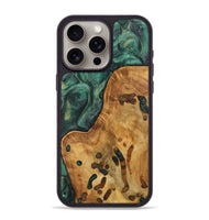 iPhone 15 Pro Max Wood Phone Case - Sanaa (Green, 744501)