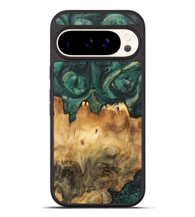 Pixel 9 Pro XL Wood Phone Case - Kacie (Green, 744527)