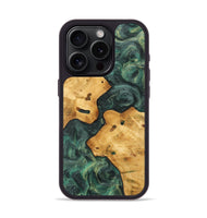 iPhone 15 Pro Wood Phone Case - Nopi (Green, 744529)