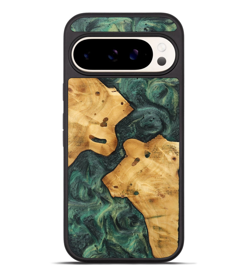 Pixel 9 Pro XL Wood Phone Case - Nopi (Green, 744529)