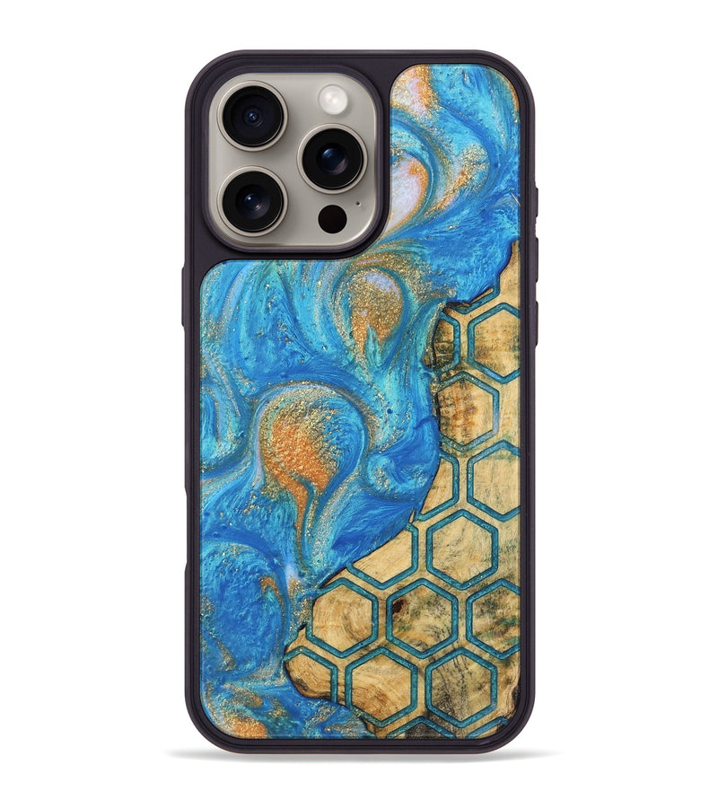 iPhone 16 Pro Max Wood Phone Case - Bell (Pattern, 744531)