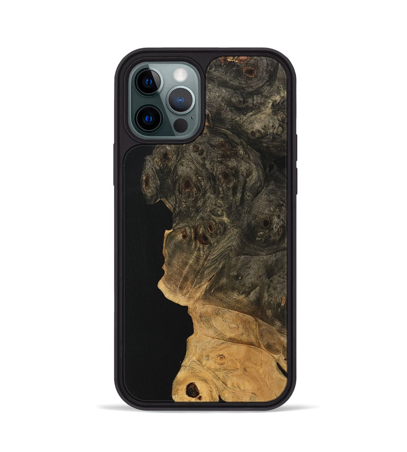 iPhone 12 Pro Wood Phone Case - Gearld (Wood Burl, 744532)