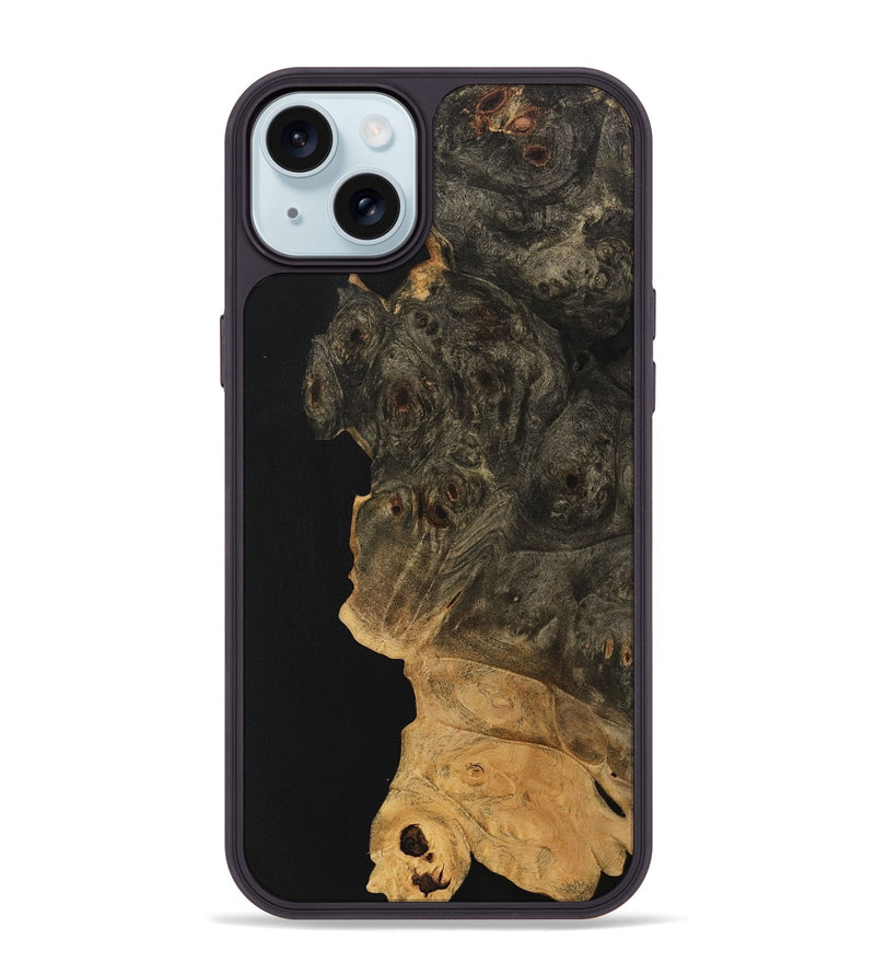 iPhone 15 Plus Wood Phone Case - Gearld (Wood Burl, 744532)