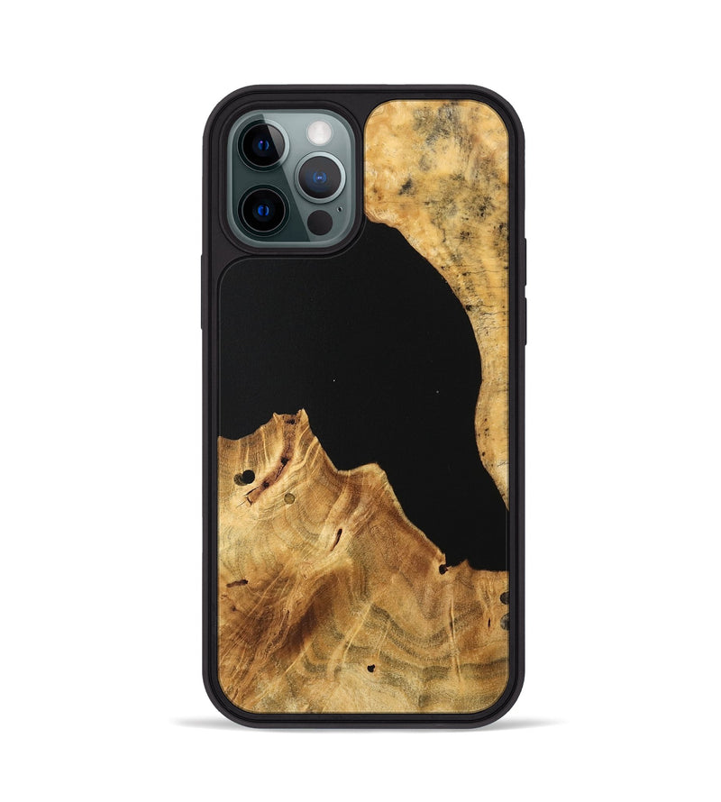 iPhone 12 Pro Wood Phone Case - Crystal (Wood Burl, 744533)