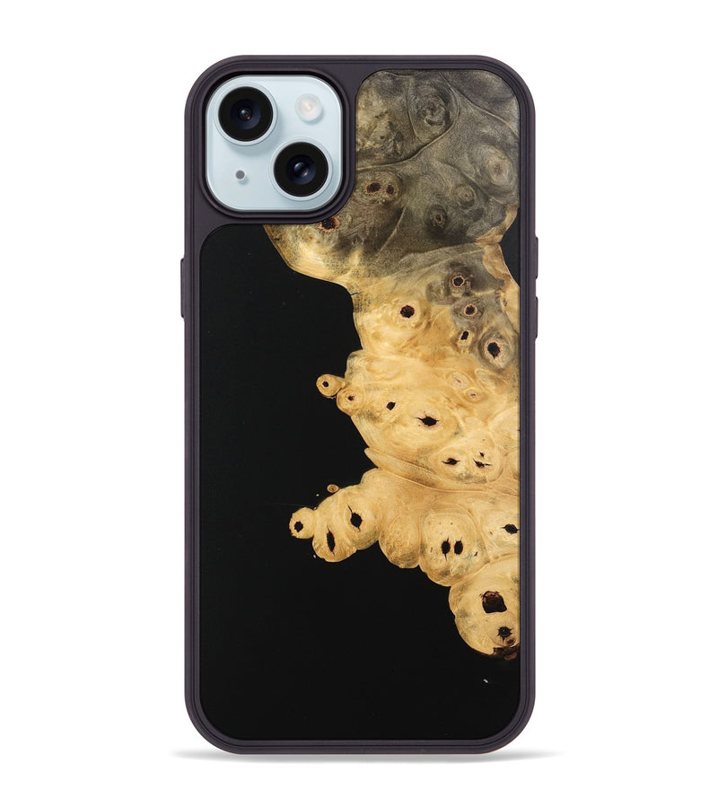 iPhone 15 Plus Wood Phone Case - Candra (Wood Burl, 744536)