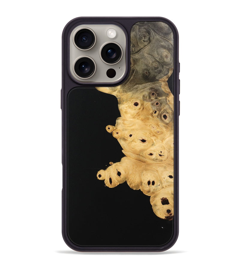 iPhone 16 Pro Max Wood Phone Case - Candra (Wood Burl, 744536)