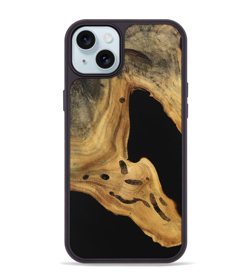 iPhone 15 Plus Wood Phone Case - Edythe (Wood Burl, 744539)