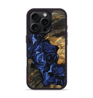 iPhone 16 Pro Wood Phone Case - Vernia (Blue, 744555)